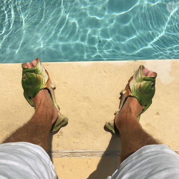 Franck Dubosc en vacances sur Instagram- été 2019.