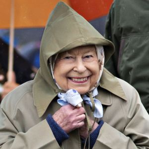 La reine Elizabeth II lors des courses au Royal Windsor Horse Show le 8 mai 2019.