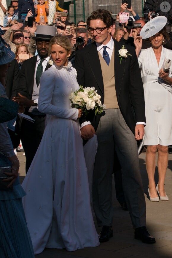 Ellie Goulding et son mari Caspar Jopling - Mariage de Ellie Goulding et Caspar Jopling en la cathédrale d'York, le 31 août 2019