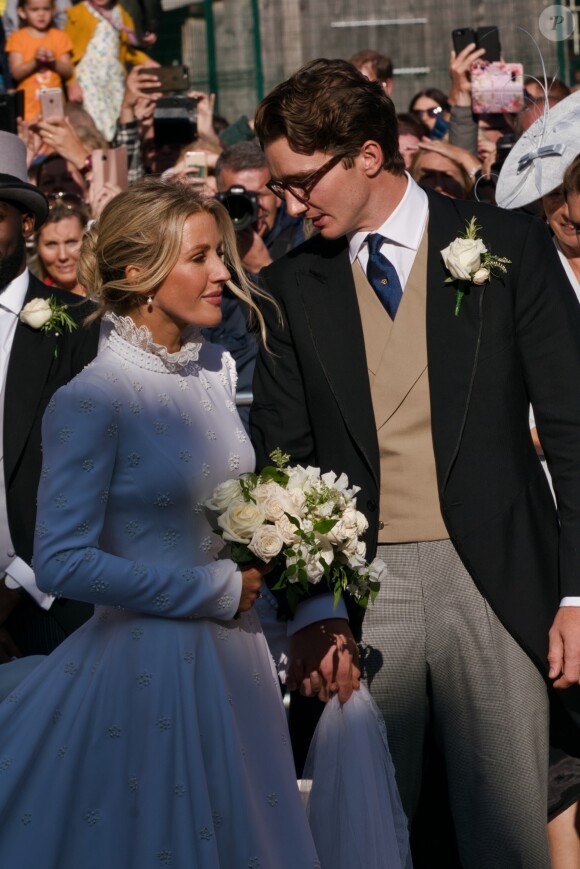 Ellie Goulding et son mari Caspar Jopling - Mariage de Ellie Goulding et Caspar Jopling en la cathédrale d'York, le 31 août 2019