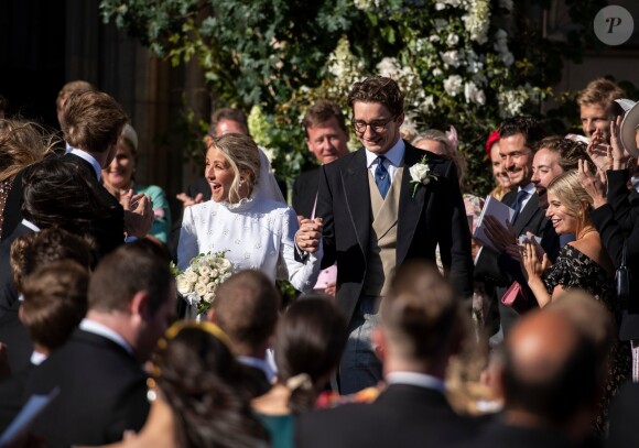 Ellie Goulding et son mari Caspar Jopling - Mariage de Ellie Goulding et Caspar Jopling en la cathédrale d'York, le 31 août 2019