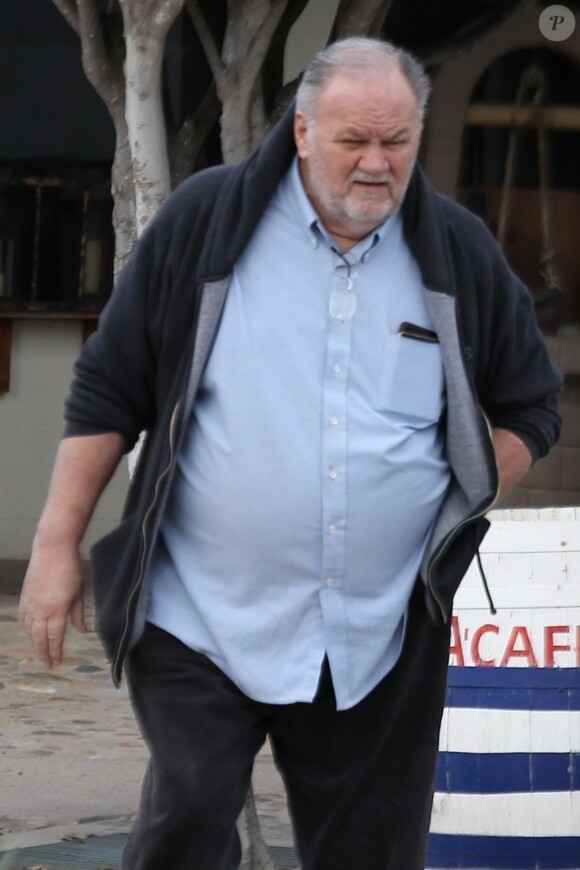 Exclusif - Thomas Markle, père de la duchesse Meghan de Sussex, à Rosarito au Mexique en février 2019.