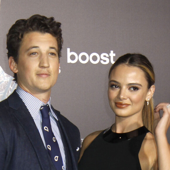 Miles Teller et sa petite amie Keleigh Sperry - Première du film "The Divergent Series: Insurgent" à New York, le 16 mars 2015.