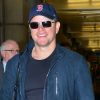 Matt Damon arrive à l'aéroport de Los Angeles (LAX), le 20 mai 2019.