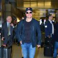 Matt Damon arrive à l'aéroport de Los Angeles (LAX), le 20 mai 2019.
