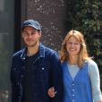 Exclusif - Melissa Benoist et son compagnon Chris Wood à la sortie d'un café à Los Angeles, le 3 juin 2019.