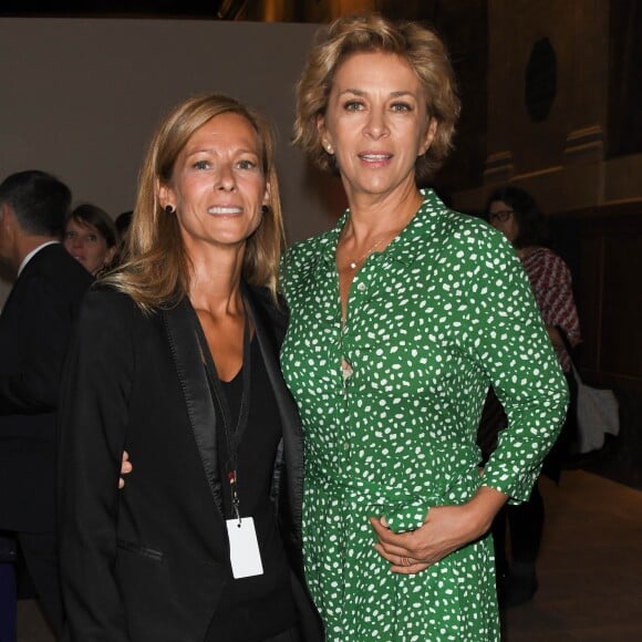 Anne Gravoin et Corinne Touzet - Opéra "Tosca Puccini" à l'hôtel national des Invalides dans le cadre de l'opération "Opéra en plein air" à Paris le 4 septembre 2019. © Coadic Guirec/Bestimage