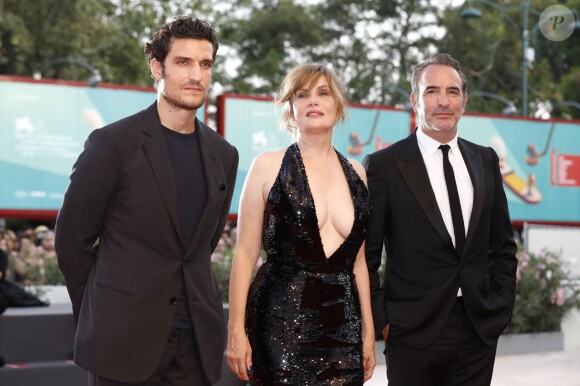 Louis Garrel, Emmanuelle Seigner et Jean Dujardin - Red carpet pour le film "J'accuse !" lors du 76e festival du film de venise, la Mostra le 30 Août 2019.