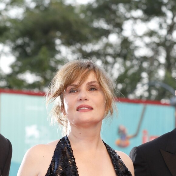 Louis Garrel, Emmanuelle Seigner et Jean Dujardin - Red carpet pour le film "J'accuse !" lors du 76e festival du film de venise, la Mostra le 30 Août 2019.