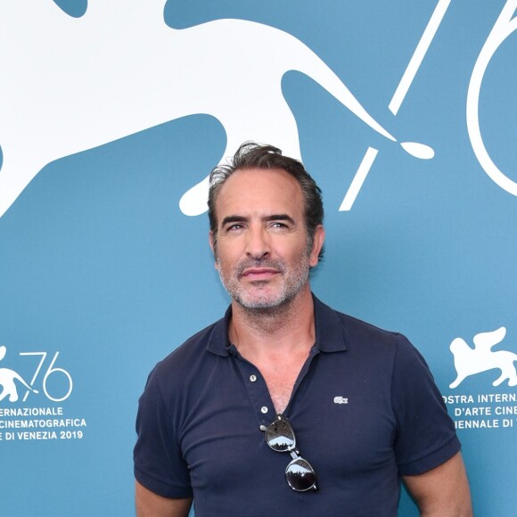 Jean Dujardin - Photocall du film "J'accuse !" lors de la 76e Mostra de Venise, le 30 août 2019.