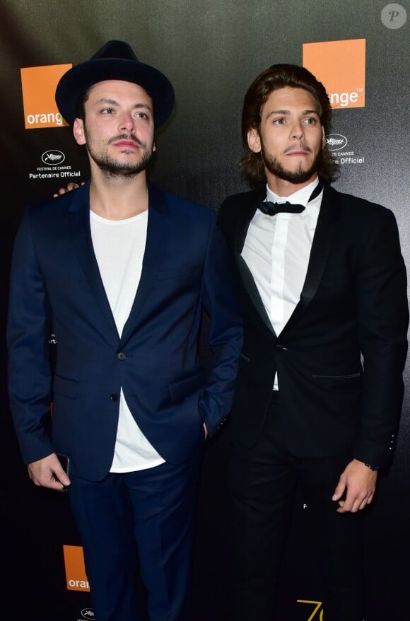 Kev Adams et Ryan Bensetti - Soirée Orange Cinéma sur la plage du Majestic lors du 70ème Festival International du Film de Cannes, France, le 20 mai 2017. © Giancarlo Gorassini/Bestimage
