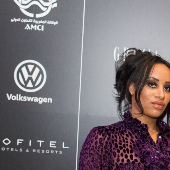 Exclusif - La chanteuse Vitaa et Demdem Djuna lors du photocall de la 14ème édition du Casa Fashion Show au Sofitel Casablanca Tour Blanche à Casablanca, Maroc, le 20 avril 2019. © Philippe Doignon/Bestimage