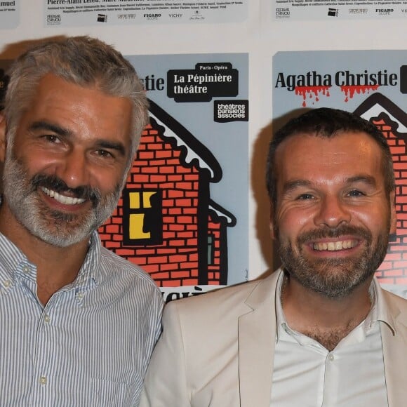 Exclusif - François Vincentelli et Ladislas Chollat - Première de la pièce "La Souricière" lors de la réouverture du théâtre de la Pépinière après travaux à Paris le 10 septembre 2019. © Coadic Guirec/Bestimage