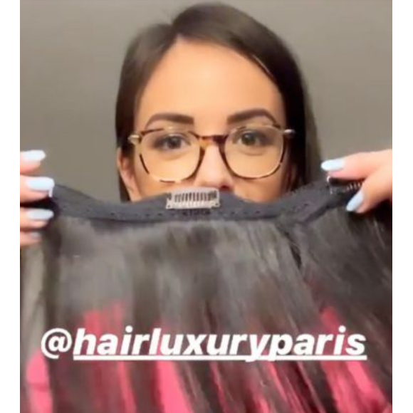 Agathe Auproux dévoile son astuce pour dissimuler sa perte de cheveux après son cancer, sur Instagram, le 9 septembre 2019
