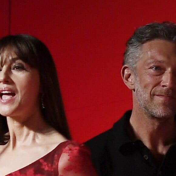 Monica Bellucci et Vincent Cassel lors de la projection du film "Irreversible" pendant le76ème Festival du Film de Venise la Mostra à Venise en Italie le 31 Août 2019.