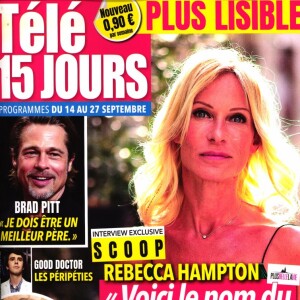 Rebecca Hampton dans "Télé 15 Jours", en kiosques le 14 septembre 2019.