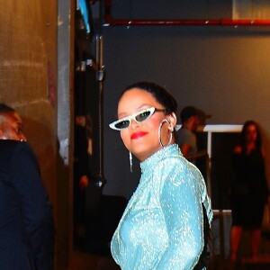 Rihanna resplendissante pour le défilé Savage X Fenty lors de la Fashion Week 2019 à New York, le 10 septembre 2019.