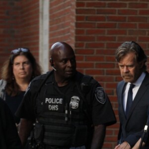 Felicity Huffman au tribunal fédéral de Boston le 13 septembre 2019. L'actrice américaine a été condamnée à deux semaines de prison pour avoir payé 15 000 dollars afin de falsifier les tests d'entrée à l'université de sa fille aînée.