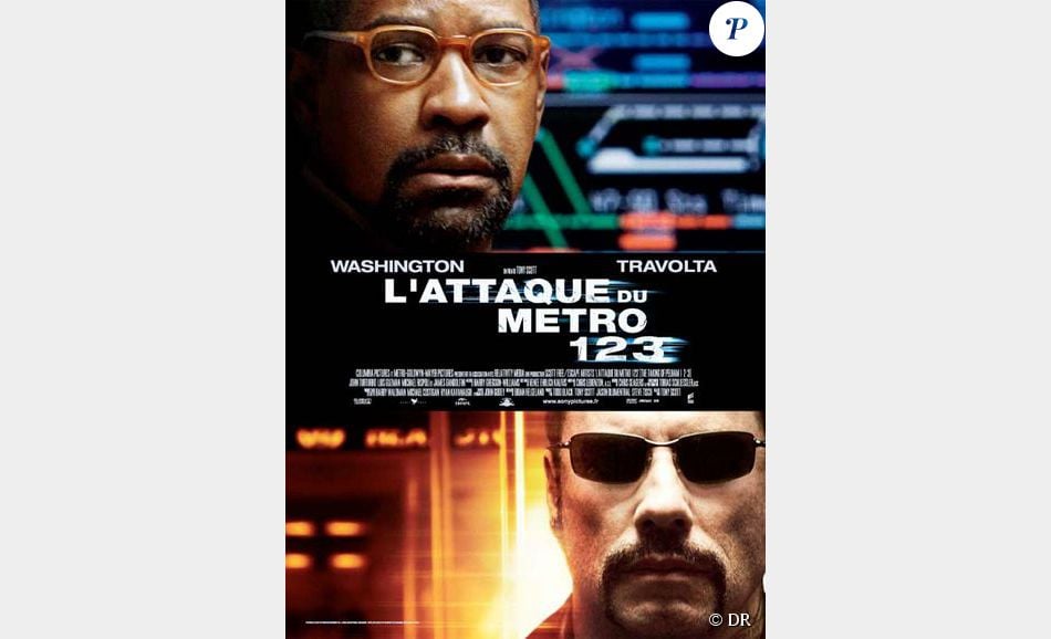 L Attaque Du Métro 123 Streaming Vf l'affiche du film l'attaque du métro 123 - Purepeople