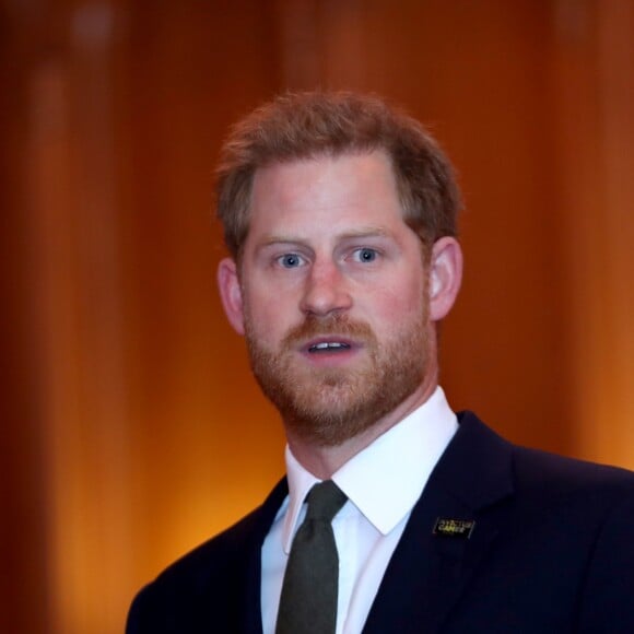 Le prince Harry, duc de Sussex, lors d'une cérémonie pour le 5ème anniversaire des Invictus Games à Londres le 10 septembre 2019.