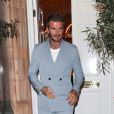 David Beckham - Les célébrités assistent au dîner Beckham organisé au "Harry's Bar" lors de la Fashion week à Londres, le 15 septembre 2019.