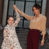 Victoria Beckham soutenue par sa famille lors de son défilé de mode organisé à Londres, le 15 septembre 2019. David Beckham et leurs enfants, Brooklyn, Romeo, Cruz et Harper étaient présents.