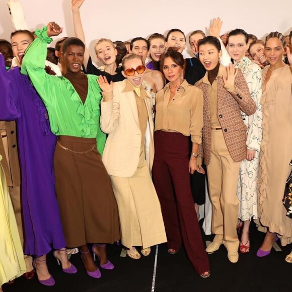 Le défilé Victoria Beckham, le 15 septembre 2019 à Londres.