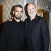 Exclusif - Nicolas Vitiello, Frank Leboeuf - Générale de la pièce "La voix des Sans Voix" au théâtre Grévin à Paris le 16 septembre 2019. Spectacle produit par F. Leboeuf et interprété par N. Vitiello. © Marc Ausset-Lacroix/Bestimage