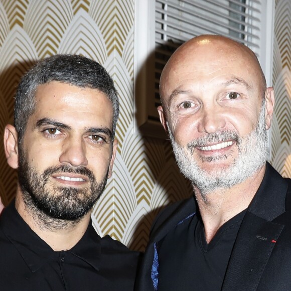 Exclusif - Nicolas Vitiello, Frank Leboeuf - Générale de la pièce "La voix des Sans Voix" au théâtre Grévin à Paris le 16 septembre 2019. Spectacle produit par F. Leboeuf et interprété par N. Vitiello. © Marc Ausset-Lacroix/Bestimage