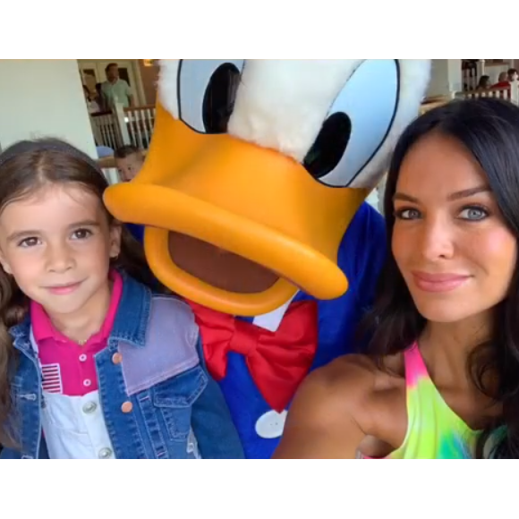Jade Lagardère a fêté les 7 ans de Liva à Disneyland Paris, le 16 septembre 2019.