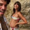 Matt Cooper et Rocky Barnes, enceinte de leur premier enfant. Septembre 2019.