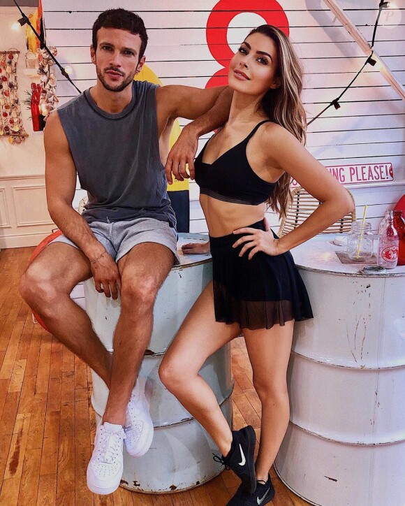 Hugo Philip et Candice Pascal en entraînement pour "Danse avec les stars 2019", le 14 septembre, sur Instagram