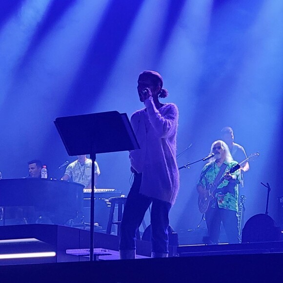 Céline Dion lors des répétitions du Courage World Tour, septembre 2019.