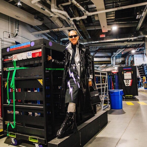 Céline Dion lors des répétitions du Courage World Tour, septembre 2019.