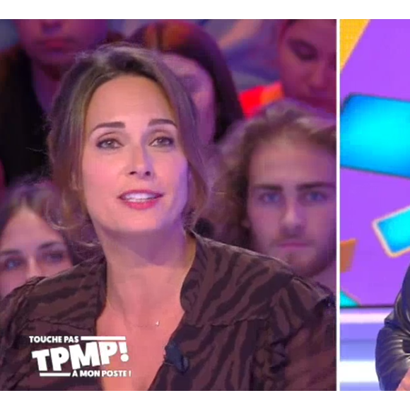 L'animatrice de M6 Julia Vignali invitée dans "Touche pas à mon poste", le 18 septembre 2019, sur C8