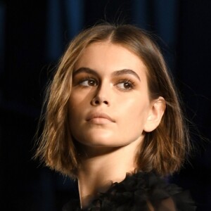 Kaia Gerber participe au défilé Alberta Ferretti printemps-été 2020. Milan, le 18 septembre 2019.