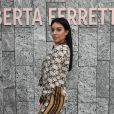 Georgina Rodriguez assiste au défilé Alberta Ferretti printemps-été 2020. Milan, le 18 septembre 2019.