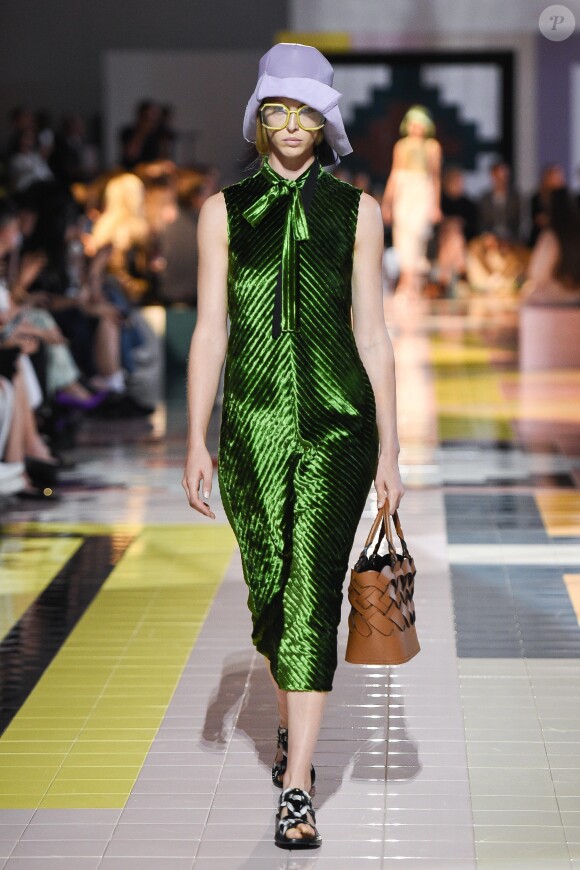 Défilé Prada, collection prêt-à-porter printemps-été 2020 lors de la Fashion Week de Milan, le 18 septembre 2019.