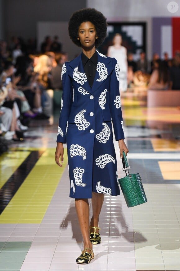 Défilé Prada, collection prêt-à-porter printemps-été 2020 lors de la Fashion Week de Milan, le 18 septembre 2019.