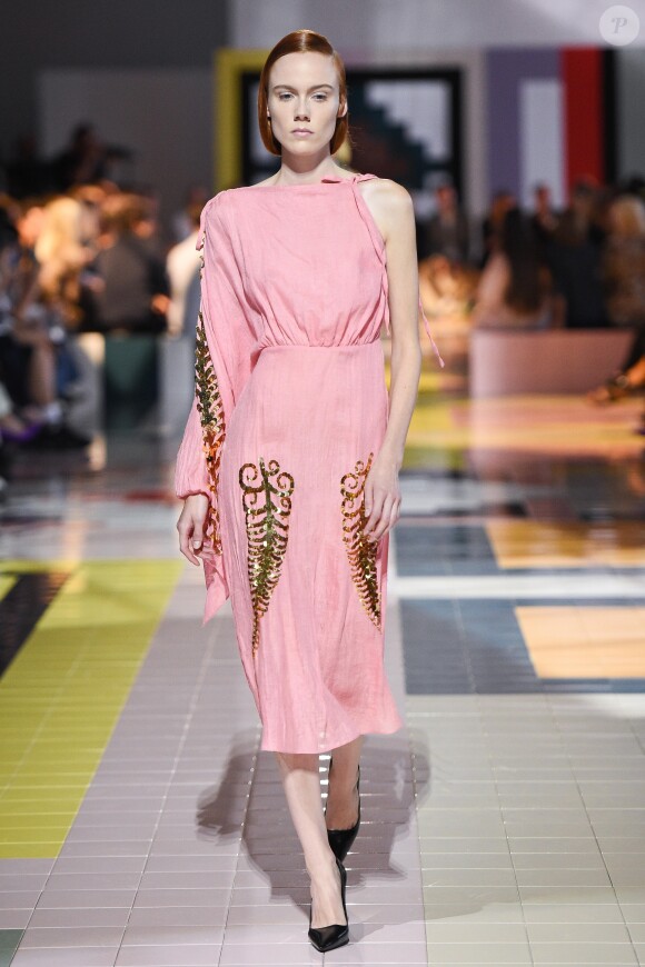 Défilé Prada, collection prêt-à-porter printemps-été 2020 lors de la Fashion Week de Milan, le 18 septembre 2019.