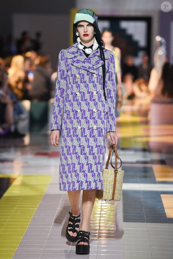 Défilé Prada, collection prêt-à-porter printemps-été 2020 lors de la Fashion Week de Milan, le 18 septembre 2019.