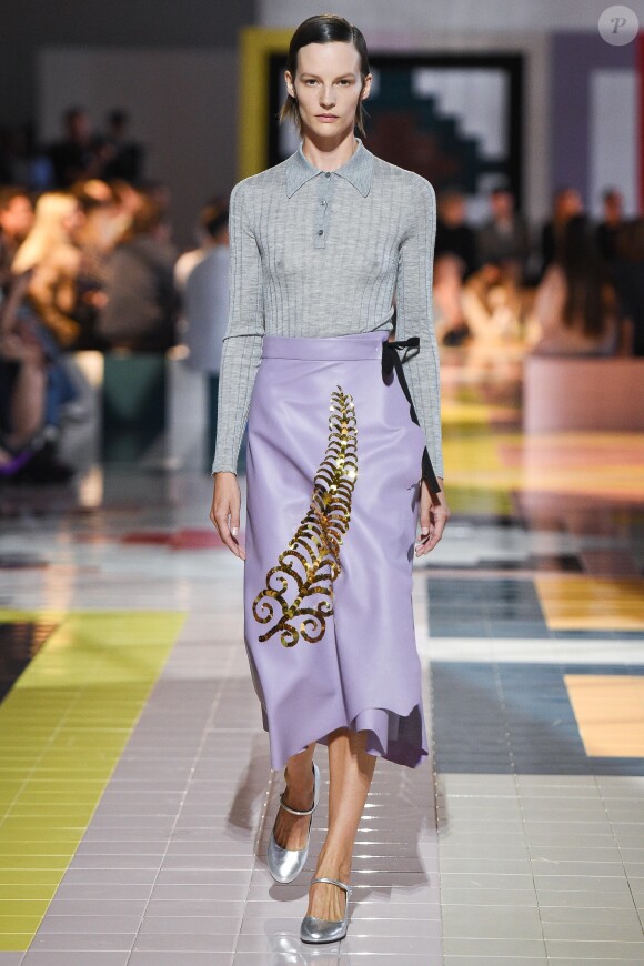 Défilé Prada, collection prêt-à-porter printemps-été 2020 lors de la Fashion Week de Milan, le 18 septembre 2019.