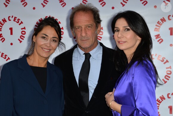 Cécile Duffau (fondatrice de l'association " Un Rien C'est Tout "), Vincent Lindon et Marie Drucker lors d'une visite privée et d'un dîner de gala caritatif donné en faveur des actions de l'association "Un Rien C'est Tout" au musée Rodin à Paris, France, le 19 septembre 2019. © Veeren/Bestimage