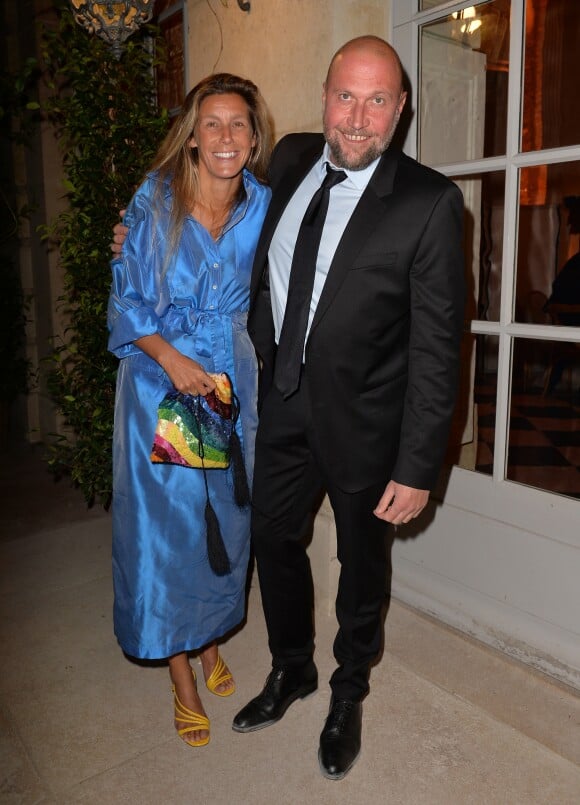 François Damiens et sa compagne Gaëlle lors d'une visite privée et d'un dîner de gala caritatif donné en faveur des actions de l'association "Un Rien C'est Tout" au musée Rodin à Paris, France, le 19 septembre 2019. © Veeren/Bestimage