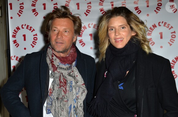 Laurent Delahousse et sa compagne Alice Taglioni (enceinte) lors d'une visite privée et d'un dîner de gala caritatif donné en faveur des actions de l'association "Un Rien C'est Tout" au musée Rodin à Paris, France, le 19 septembre 2019. © Veeren/Bestimage