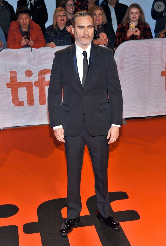 Joaquin Phoenix - Les célébrités assistent à la première de "Joker" au festival international du film de Toronto, le 9 septembre 2019.
