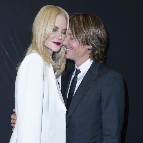 Nicole Kidman et son mari Keith Urban - Photocall du Défilé de mode Haute-Couture Automne/Hiver 2019/2020 " Giorgio Armani Privé" à Paris. Le 2 juillet 2019. © Olivier Borde / Bestimage