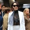 Monica Bellucci assiste au défilé Dolce & Gabbana, collection printemps-été 2020, à la Fashion Week de Milan. Milan, le 22 septembre 2019.