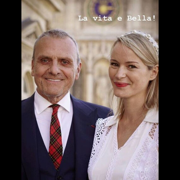 Jean-Charles de Castelbajac s'est marié à Pauline de Drouas à Paris le 21 septembre 2019. La photo est signée son neveau Hubert de Castelbajac.