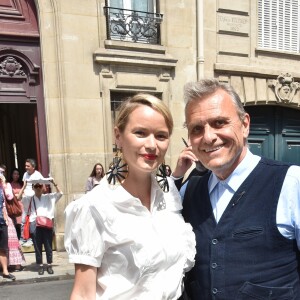 Pauline De Drouas et son compagnon Jean-Charles de Castelbajac - Arrivées au défilé de mode "Christian Dior", collection Haute-Couture automne-hiver 2018/2019, à Paris. Le 2 juillet 2018 © CVS-Veeren / Bestimage